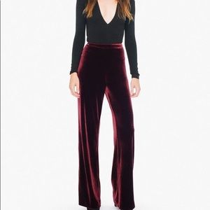 American Apparel Velvet Pants